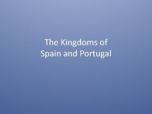 Kingdoms of spain map