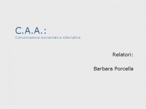Barbara porcella Barbara porcella