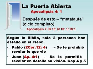 Apocalipsis