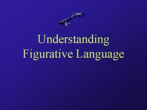 Questions about figurative language