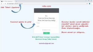 Web Tabanl Uygulama idss com Sunumun bundan sonraki