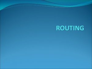 ROUTING Apa itu routing Jenisjenis routing dilihat dari ROUTING Apa itu routing Jenisjenis routing dilihat dari