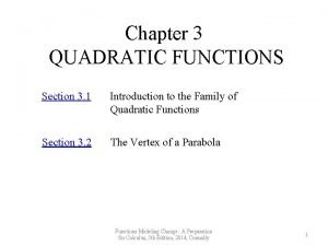Section 3 introduction to functions Section 3 introduction to functions