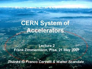 Frank zimmermann cern