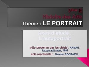 Arman autoportrait robot Arman autoportrait robot