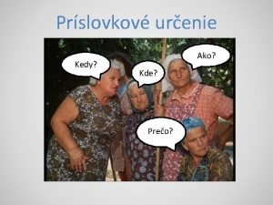 Príslovkové určenie