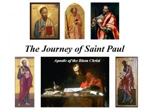 The Journey of Saint Paul Apostle of the
