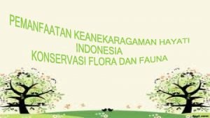 Bidang Kesehatan Bidang Pemenuhan Kebutuhan Pokok Manfaat Keanekaragaman