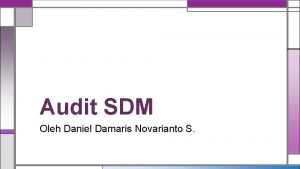 Audit SDM Oleh Daniel Damaris Novarianto S Pengertian