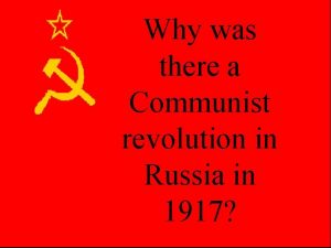 Introduction of russian revolution