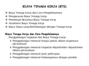 Menekan biaya bahan dan tenaga kerja merupakan