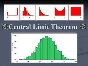 Central Limit Theorem n Complete Tasks 1 and