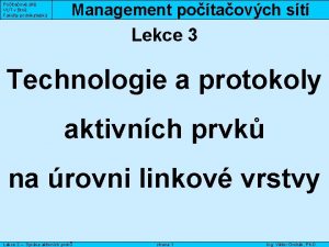 Potaov st VUT v Brn Fakulta podnikatelsk Management