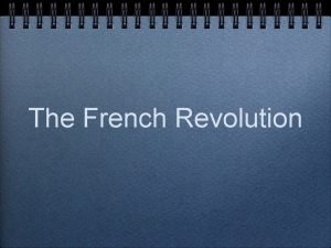 Political causes in french revolution Political causes in french revolution