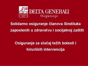 Delta generali mreza ustanova