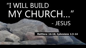 I will build my church