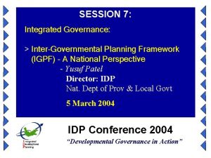 Igpf contact