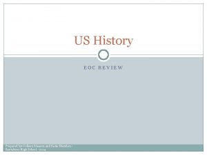 Florida us history eoc review