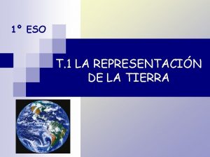 Formas de representar la tierra