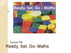 Ready set go maths