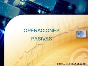 Operaciones activas y pasivas