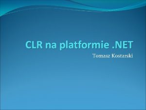 Clr net