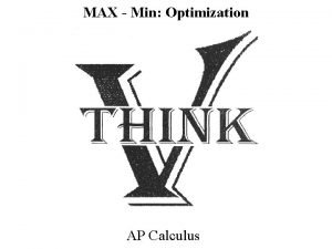 Optimization ap calculus