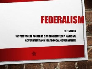 Dual federalism