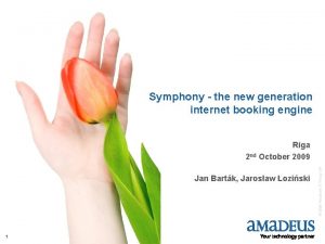 Symphony the new generation internet booking engine Jan