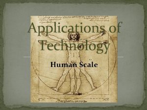 Human scale definition