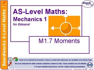 ASLevel Maths Mechanics 1 for Edexcel M 1 ASLevel Maths Mechanics 1 for Edexcel M 1