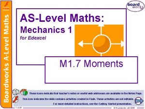 ASLevel Maths Mechanics 1 for Edexcel M 1