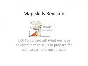 Map skills revision