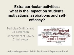 Extracurricular activities what is the impact on students