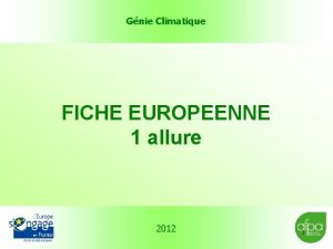 Fiche européenne bruleur