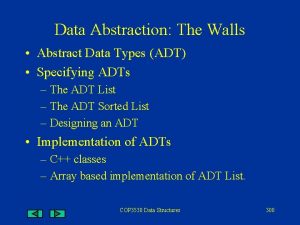 List abstract data type