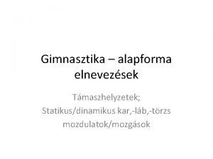 Gimnasztika alapforma