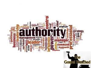 How to Establish Biblical Authority Speak where the