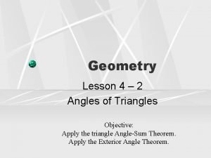 Lesson 4-2 angles of triangles answers