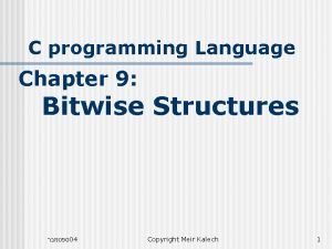Bitwise and