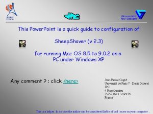 Sheepshaver tutorial