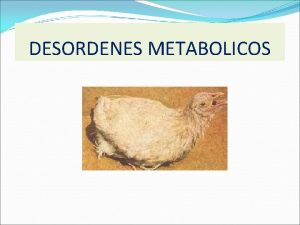DESORDENES METABOLICOS Genomewide assessment of worldwide chicken SNP