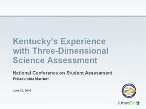 Kentucky assessments science