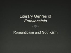 Frankenstein literary genre