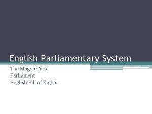 Magna carta Magna carta