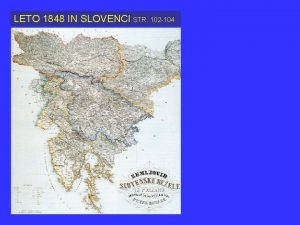 Leto 1848 in slovenci
