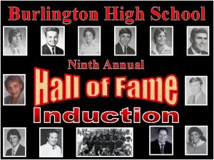 Burlington high school hall of fame