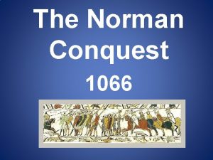 Norman conquest quiz