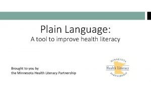 Cdc plain language thesaurus Cdc plain language thesaurus