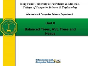 King Fahd University of Petroleum Minerals College of
